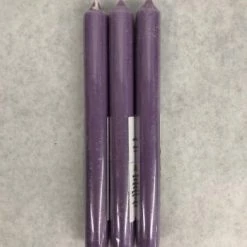 Something Blue Hobby Lobby Taper Candle Wax Light Purple Size 3 Ct CANDLES DECOR