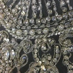 Madison James MJ170 Women's Wedding Dress Beaded/Tulle Size 14