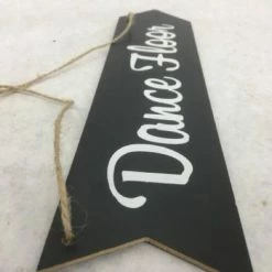 Something Blue Wedding DECOR 11.75" Black Wood Sign