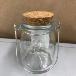 Something Blue DECOR Centerpiece Glass/Cork/LED Clear Size 3.5" CENTERPIECES