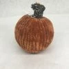 Something Blue Wedding Medium Burnt Orange Velvet Fabric Pumpkin