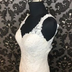 Something Blue Stella York 6343QR Women's Wedding Dress Lace Ivory Size 4