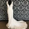 Something Blue Sincerity Bridal 3913 Women's Wedding Dress Lace Sand Mocha