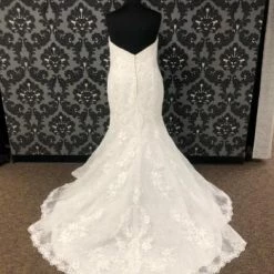 Something Blue WEDDING DRESSES Sincerity Bridal 44212 Women's Wedding Dress Lace Ivory Size 24