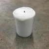 Something Blue Pillar Candle Wax White Size 4" CANDLES