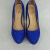 Something Blue NEW ARRIVALS Shoe Size 8 Rhinestone Blue SHOES