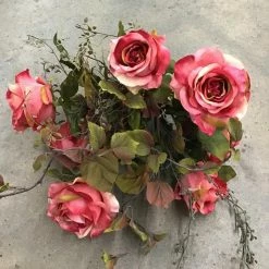 Hobby Lobby Rose/Greenery Bouquet Pink/Green Size 24" DECOR