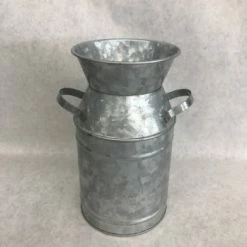 Something Blue Container Size 7.5" Galvanized Silver CONTAINER