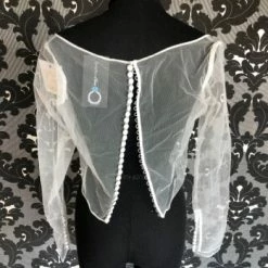 Something Blue Essense Of Australia Size 14 Ivory Tulle Sleeves Jackets