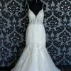 Something Blue WEDDING DRESSES Stella York 6793 Wedding Dress Size 12 Beaded Lace/Tulle Ivory Sleeveless