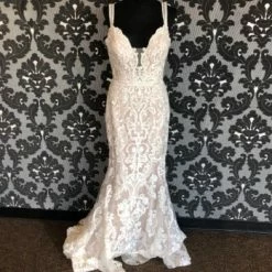 Something Blue Allure Romance 3213 Women Wedding Dress Embroidered Lace Size 12 WEDDING DRESSES