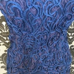 Something Blue Cameron Blake 116667 Formal Lace/Chiffon Royal Size 6 FORMAL/MOTHER'S DRESSES