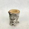 Something Blue Tea Light Candle Wood Birch Size Approx 2.5"-5.5" WOOD DECOR
