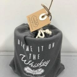 Something Blue Wedding Mudpie Whiskey Glass Blame It On The Whiskey