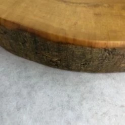 Something Blue Approx 10"-13" Brown Wood Cookie DECOR