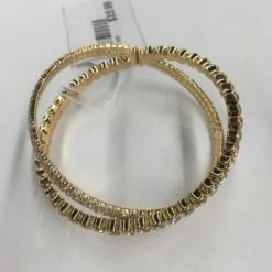 Something Blue Wedding Crystal Avenue 83181CR-G Jewelry Metal/Rhinestone Gold Bracelet JEWELRY