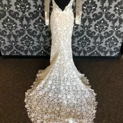 Something Blue Calla Blanche CATALINA 18122 Women's Wedding Dress Lace Ivory Size 8 WEDDING DRESSES