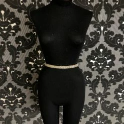 Something Blue Essense Of Australia BT5041- ABT0012DM Belt Beaded Ivory Size L "AS IS" BELTS