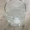 Something Blue Wedding Bucket Size 5.25"x5.75" Glass/Metal Clear/silver CONTAINER