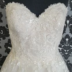 Something Blue Stella York 6690 Women Wedding Dress Lace/Tulle Almond/ivory WEDDING DRESSES