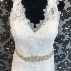 Something Blue Women Wedding Dress Lace Ivory Size 12 Cap Sleeve Fit & Flare WEDDING DRESSES 9 Something Blue Women Wedding Dress Lace Ivory Size 12 Cap Sleeve Fit & Flare WEDDING DRESSES