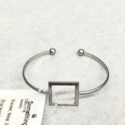 Something Blue Bracelet Metal Sivler Jewelry