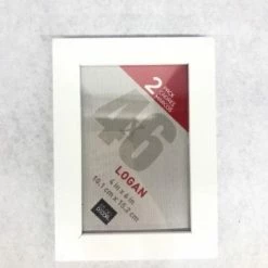 Something Blue Studio Decor Frame Wood White Size 4"x6" SIGNS