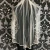 Something Blue As Is Veil Tulle Ivory Size Elbow Ribbon VE-3 VEILS