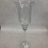 Something Blue 15" Kirkland's Goblet Clear Glass Candle Holder DECOR