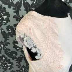 Something Blue FORMAL/MOTHER'S DRESSES Maggy London Women Cocktail Dress Lace Blush Size 10 FORMAL DRESSES