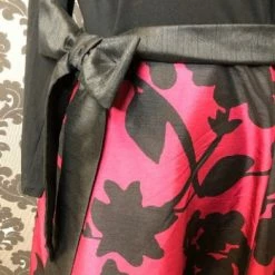 Something Blue EShakti Formal Burgundy/Black Size 24W