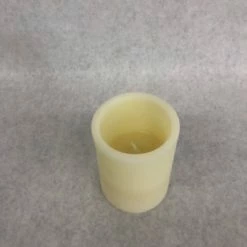 Something Blue Size 4" Pillar Candle LED Warm White CANDLES