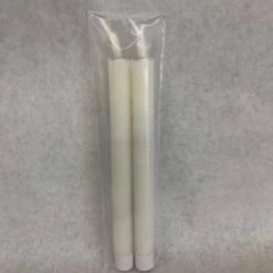 Something Blue Taper Candle Size 2ct LED Warm White CANDLES