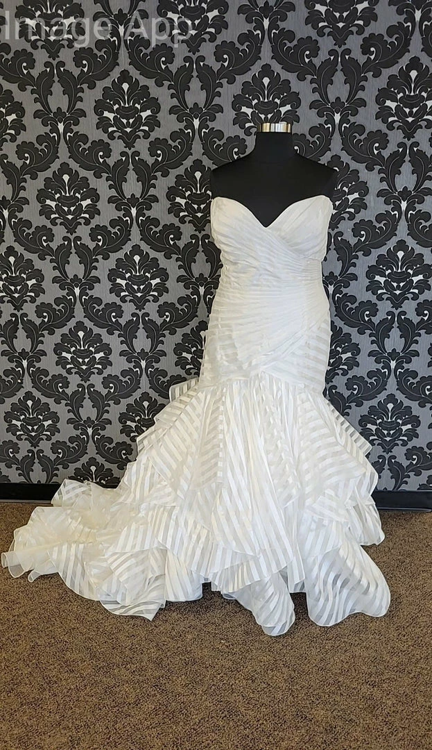 Something Blue Mori Lee Women's Wedding Dress Organza Ivory Size 28 Strapless WEDDING DRESSES 3 Something Blue Mori Lee Women's Wedding Dress Organza Ivory Size 28 Strapless WEDDING DRESSES