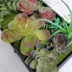 Something Blue DECOR Ashland Centerpiece Wood Various Greenery Size 6.5