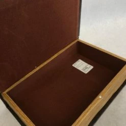 Something Blue Hobby Lobby Box Wood Browns Size 12.25"x8.25"x2.75" CONTAINER