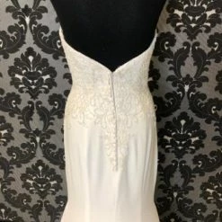 Something Blue Justin Alexander JOSIE 88004 Women's Wedding Dress Crepe Ivory Size 10 WEDDING DRESSES