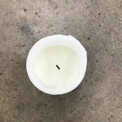 Something Blue Wedding Pillar Wax White Size 4