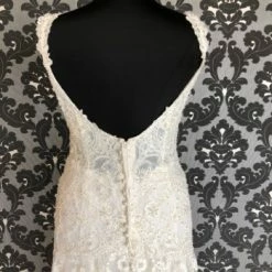 Something Blue Allure 9621 Wedding Dress Size 16 Lace/Beading Ivory V-Neck Fit&Flare