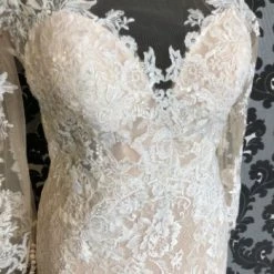 Something Blue Madeline Gardner Wedding Dress Lace/Sequin Champagne/Ivory WEDDING DRESSES