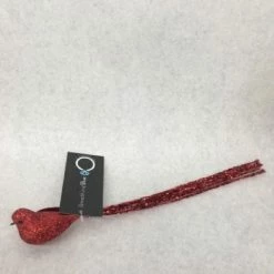 Something Blue Wedding Bird Glitter Cardinal Size 13" CENTERPIECES