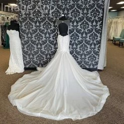 Something Blue WEDDING DRESSES Maggie Sottero MS8MC564 Adaleine Wedding Dress Lace/Tulle Ivory Size 10