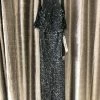 Something Blue Size 0 Charcoal Primavera Sequin