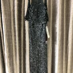 Something Blue Size 0 Charcoal Primavera Sequin