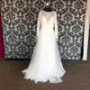 Something Blue Allure L534 Women Wedding Dress Lace/Tulle Ivory Size 12 Sheath WEDDING DRESSES