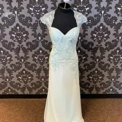 Something Blue Cameron Blake 119651 Formal Chiffon Water Size 12 FORMAL DRESSES