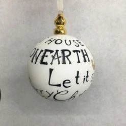 Something Blue Wedding Sullivan's Merry Christmas/ Hope Ornament