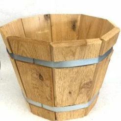Something Blue Real Wood Products Planter Wood Brown Size 15"x11" FLORAL