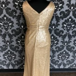 Something Blue FORMAL/MOTHER'S DRESSES Bill Levkoff Women Formal Sequin Gold Size 18 FORMAL DRESSES