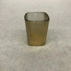 Something Blue DECOR Votive Holder Glass Gold Size 2.5" CANDLES